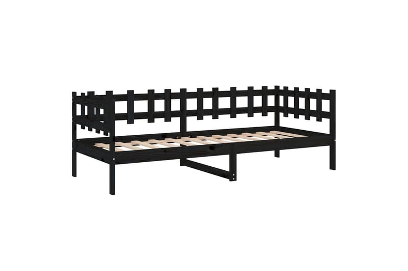 beBasic daybed 90x190 cm Single massivt fyrretræ sort - Sort - Møbler - Sofaer - Daybed