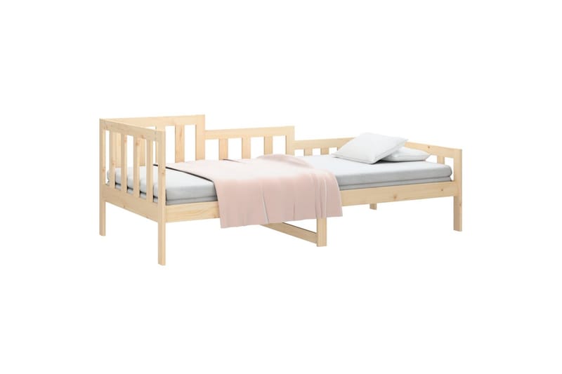 beBasic daybed 90x200 cm massivt fyrretræ - Brun - Daybed