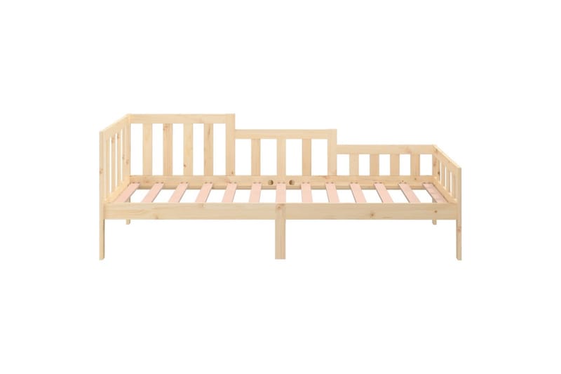 beBasic daybed 90x200 cm massivt fyrretræ - Brun - Daybed