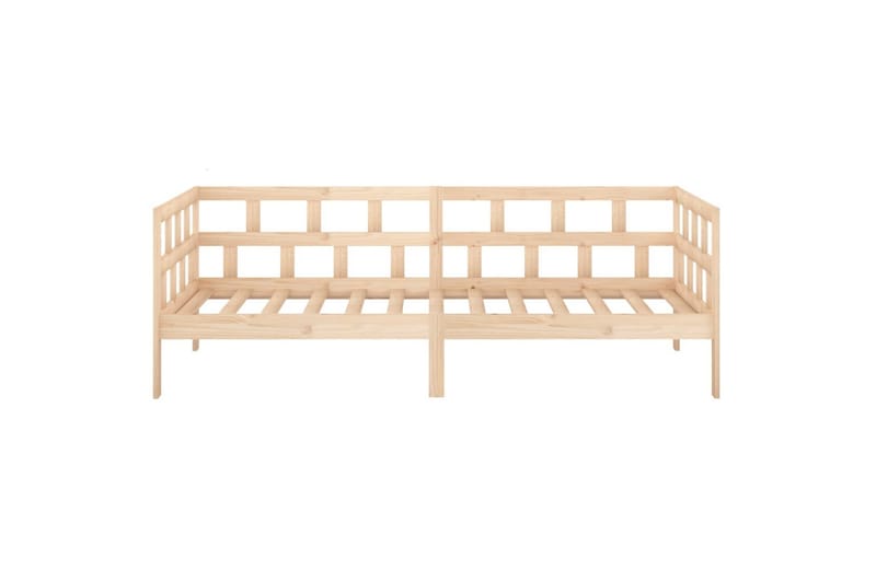 beBasic daybed 90x200 cm massivt fyrretræ - Brun - Daybed