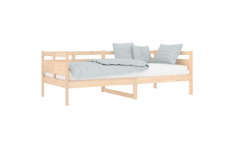 beBasic daybed 90x200 cm massivt fyrretræ - Brun - Daybed