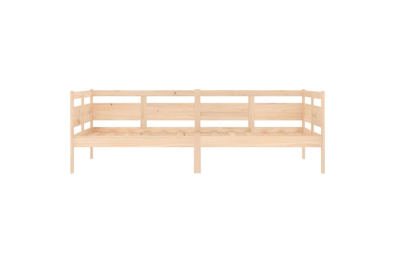 beBasic daybed 90x200 cm massivt fyrretræ - Brun - Daybed