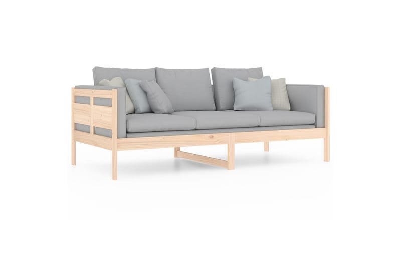 beBasic daybed 90x200 cm massivt fyrretræ - Brun - Daybed