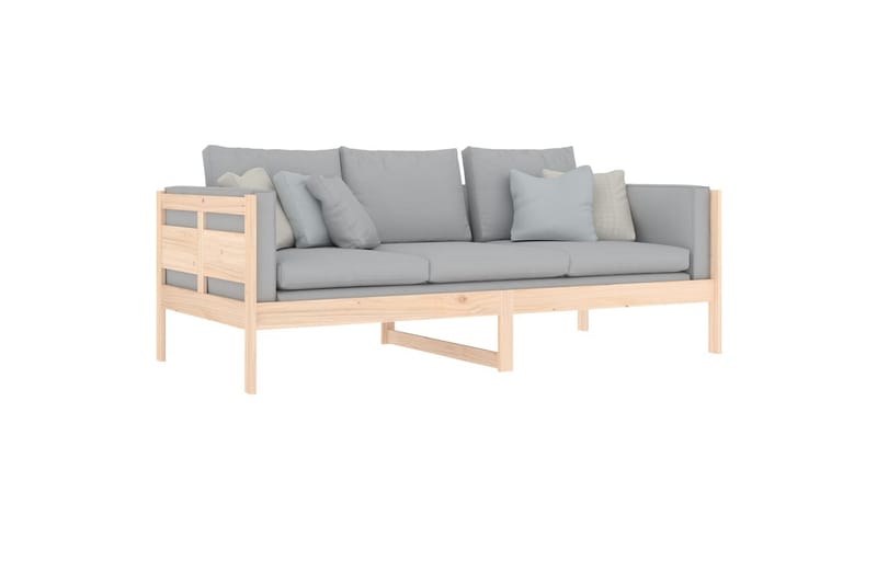 beBasic daybed 90x200 cm massivt fyrretræ - Brun - Daybed