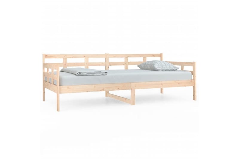 beBasic daybed 90x200 cm massivt fyrretræ - Brun - Daybed