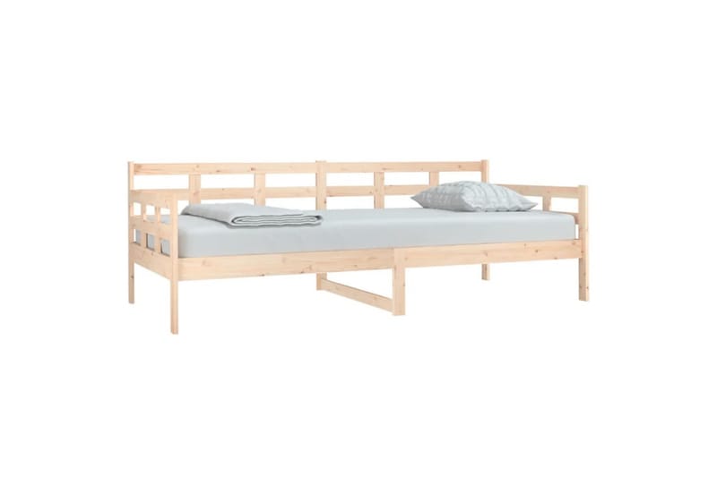 beBasic daybed 90x200 cm massivt fyrretræ - Brun - Daybed