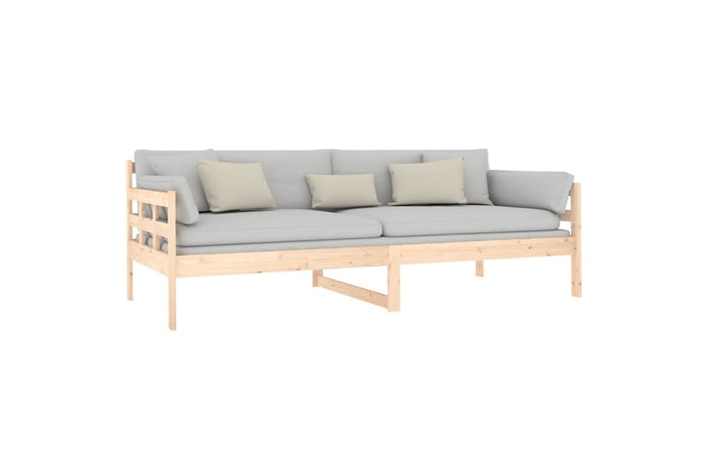 beBasic daybed 90x200 cm massivt fyrretræ - Brun - Daybed