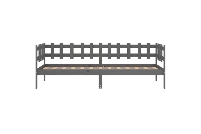beBasic daybed 90x200 cm massivt fyrretræ grå - GrÃ¥ - Møbler - Sofaer - Daybed