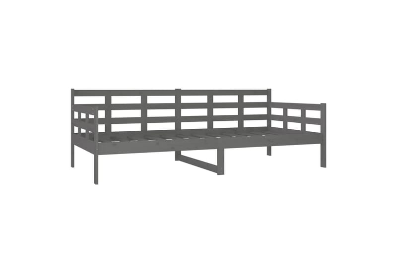 beBasic daybed 90x200 cm massivt fyrretræ grå - GrÃ¥ - Daybed