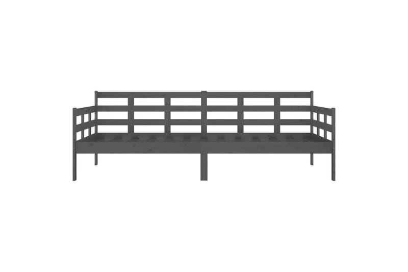 beBasic daybed 90x200 cm massivt fyrretræ grå - GrÃ¥ - Daybed