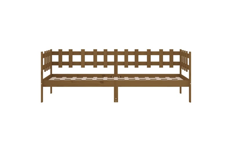 beBasic daybed 90x200 cm massivt fyrretræ gyldenbrun - Brun - Møbler - Sofaer - Daybed