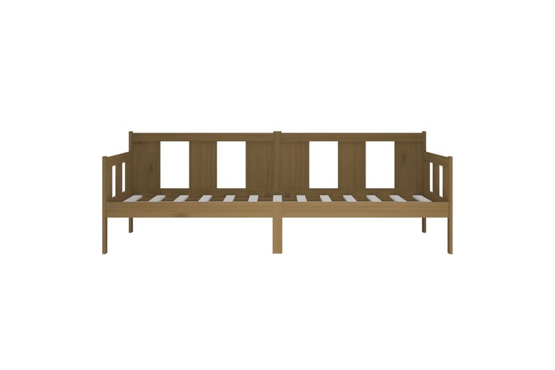 beBasic daybed 90x200 cm massivt fyrretræ gyldenbrun - Brun - Daybed