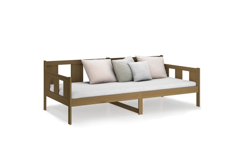 beBasic daybed 90x200 cm massivt fyrretræ gyldenbrun - Brun - Møbler - Sofaer - Daybed
