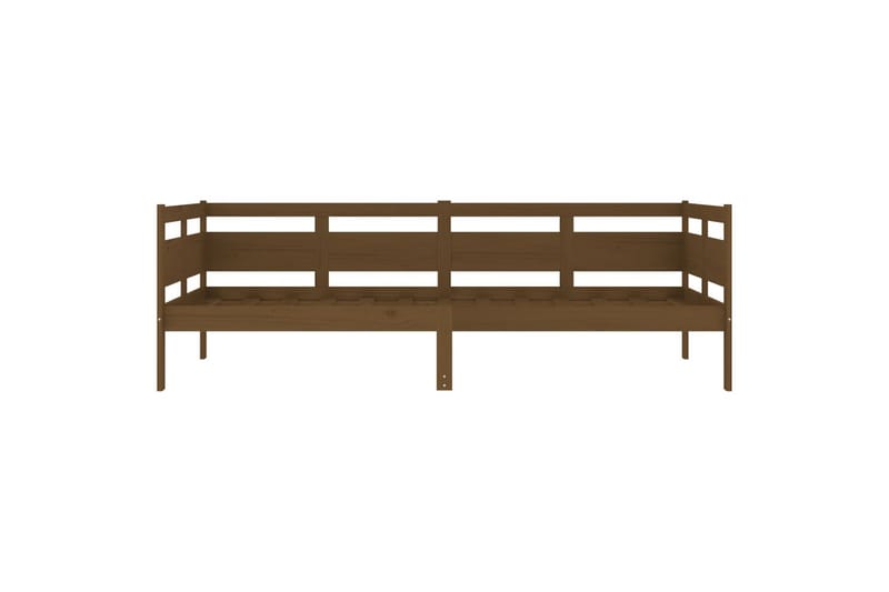 beBasic daybed 90x200 cm massivt fyrretræ gyldenbrun - Brun - Daybed