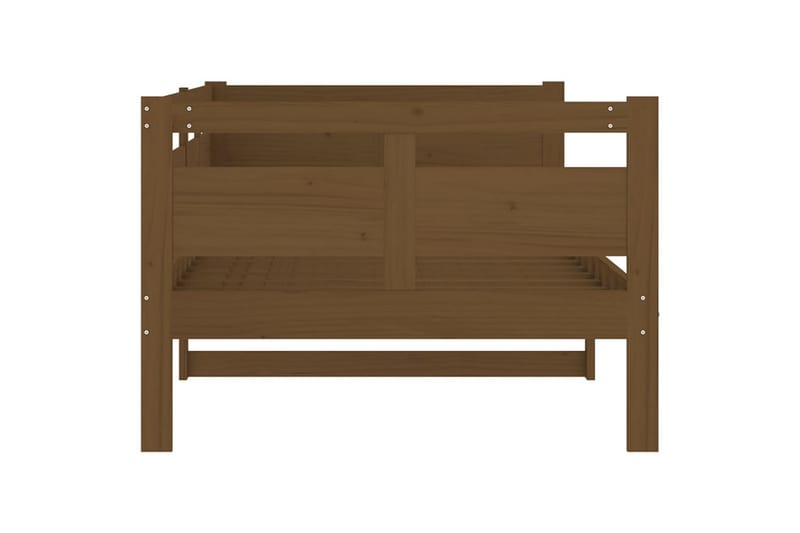 beBasic daybed 90x200 cm massivt fyrretræ gyldenbrun - Brun - Daybed