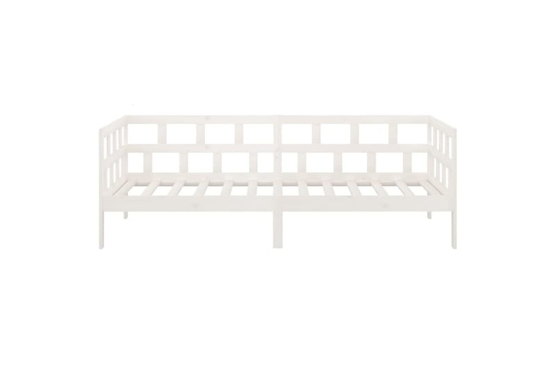 beBasic daybed 90x200 cm massivt fyrretræ hvid - Hvid - Daybed