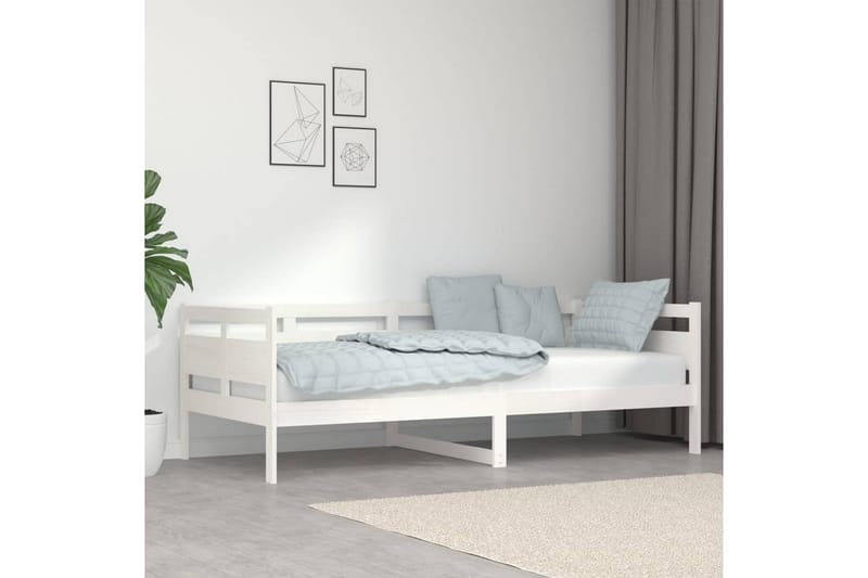 beBasic daybed 90x200 cm massivt fyrretræ hvid - Hvid - Daybed