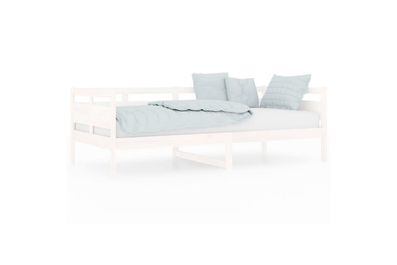 beBasic daybed 90x200 cm massivt fyrretræ hvid - Hvid - Daybed