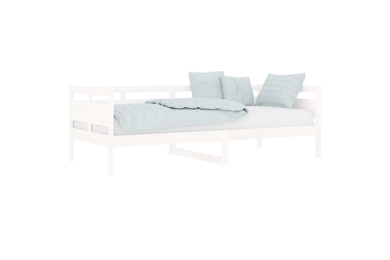 beBasic daybed 90x200 cm massivt fyrretræ hvid - Hvid - Møbler - Sofaer - Daybed