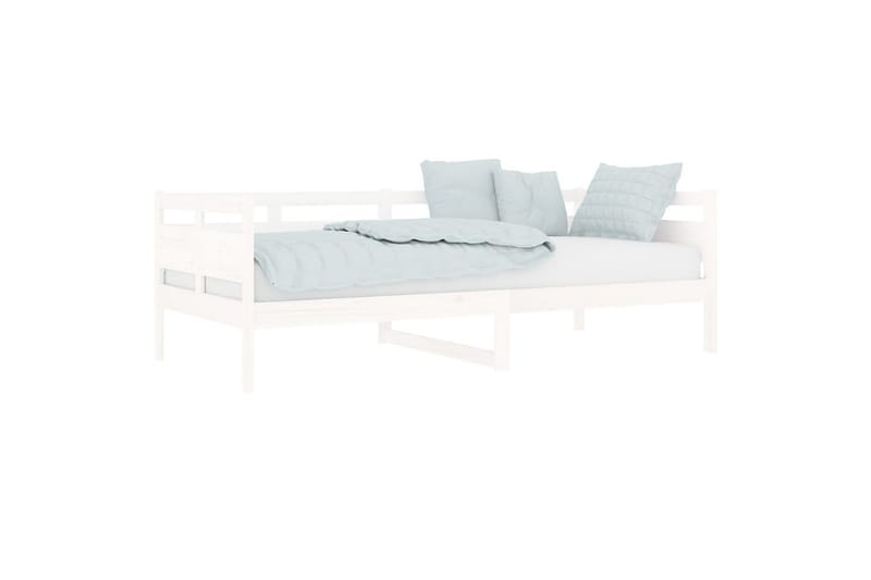 beBasic daybed 90x200 cm massivt fyrretræ hvid - Hvid - Daybed