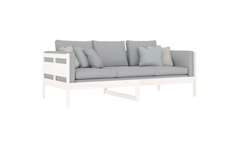 beBasic daybed 90x200 cm massivt fyrretræ hvid - Hvid - Daybed