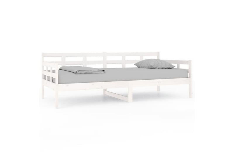 beBasic daybed 90x200 cm massivt fyrretræ hvid - Hvid - Daybed