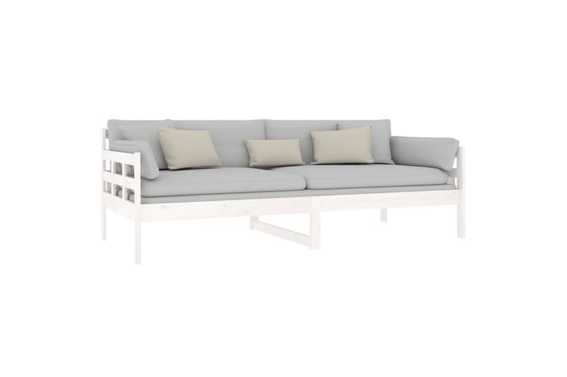 beBasic daybed 90x200 cm massivt fyrretræ hvid - Hvid - Daybed