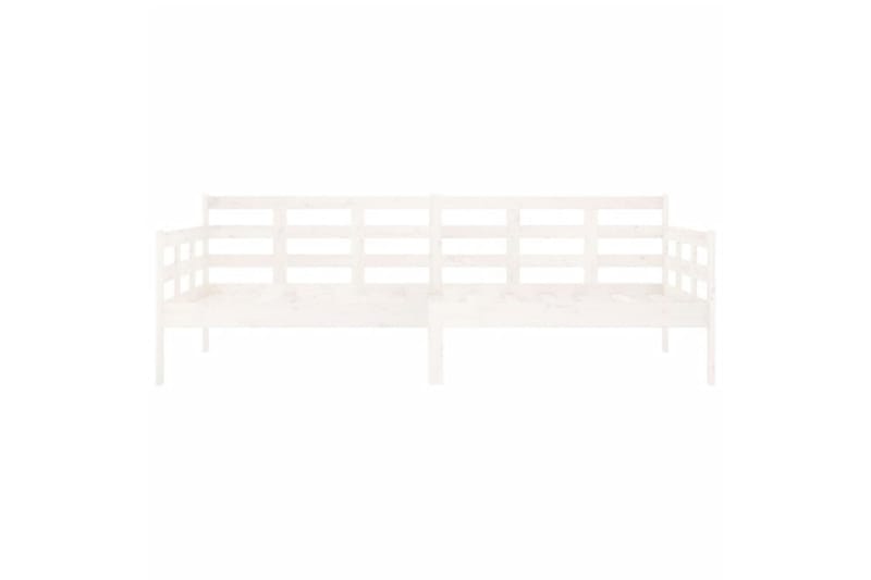 beBasic daybed 90x200 cm massivt fyrretræ hvid - Hvid - Daybed