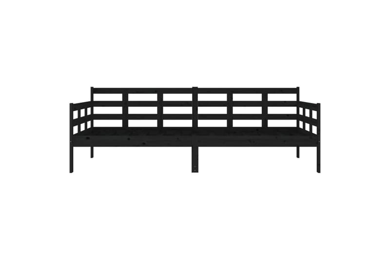 beBasic daybed 90x200 cm massivt fyrretræ sort - Sort - Daybed