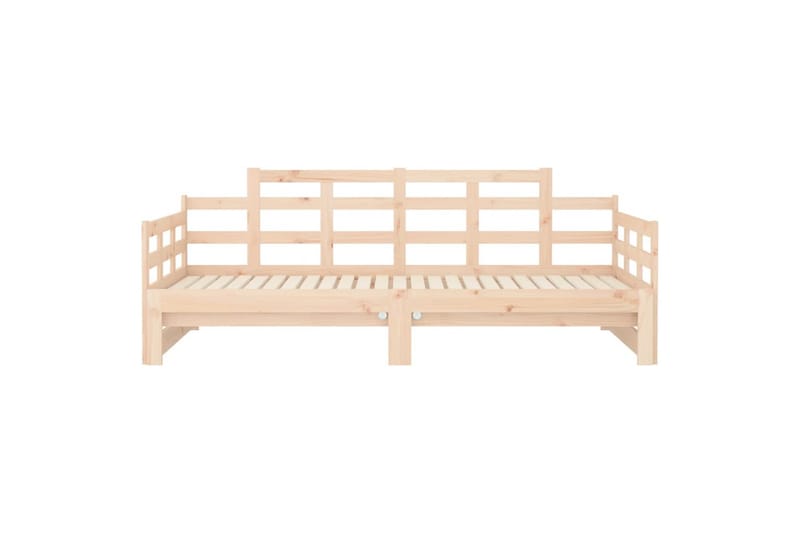 beBasic daybed med udtræk 2x(90x190) cm massivt fyrretræ - Brun - Møbler - Sofaer - Daybed