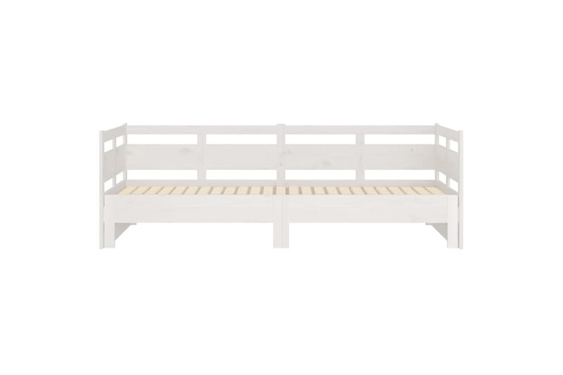 beBasic daybed med udtræk 2x(90x190) cm massivt fyrretræ hvid - Hvid - Møbler - Sofaer - Sovesofaer