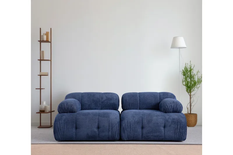 Belgin Sofa 2-personers - Blå - Møbler - Sofaer - Modulsofaer - Komplet modulsofa