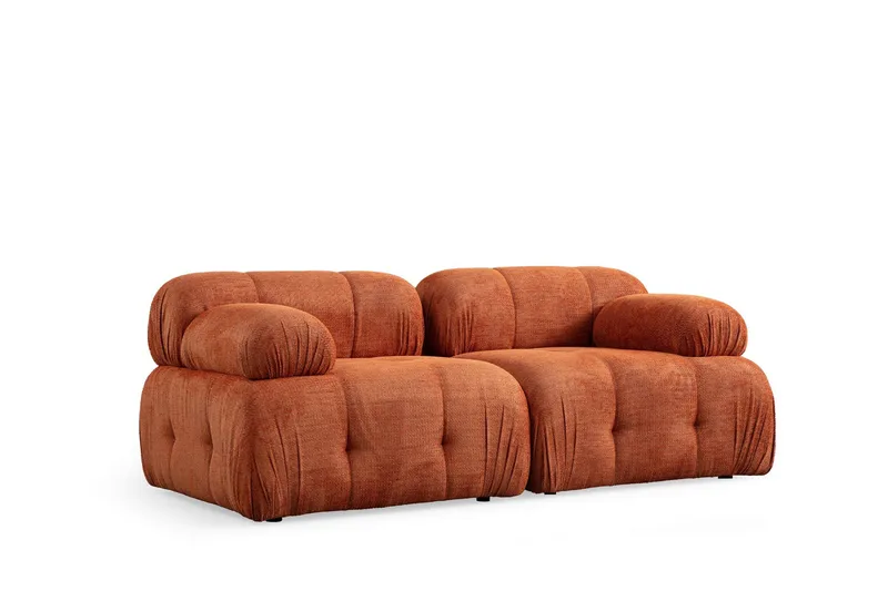 Belgin Sofa 2-personers - Orange - Møbler - Sofaer - Modulsofaer - Komplet modulsofa