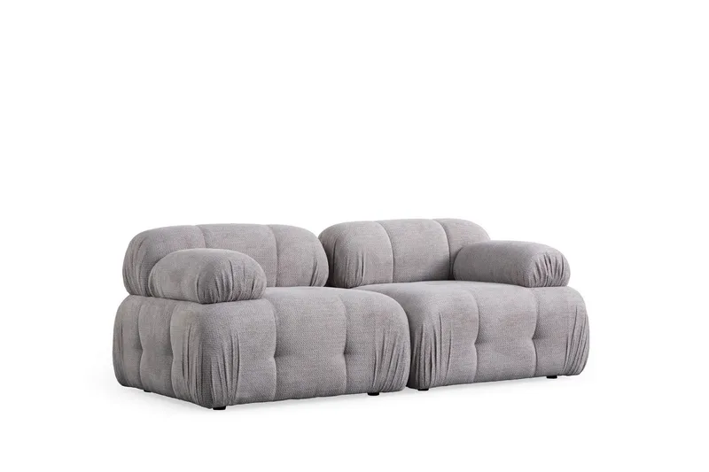 Belgin Sofa 2-personers - Lys grå - Møbler - Sofaer - Modulsofaer - Komplet modulsofa
