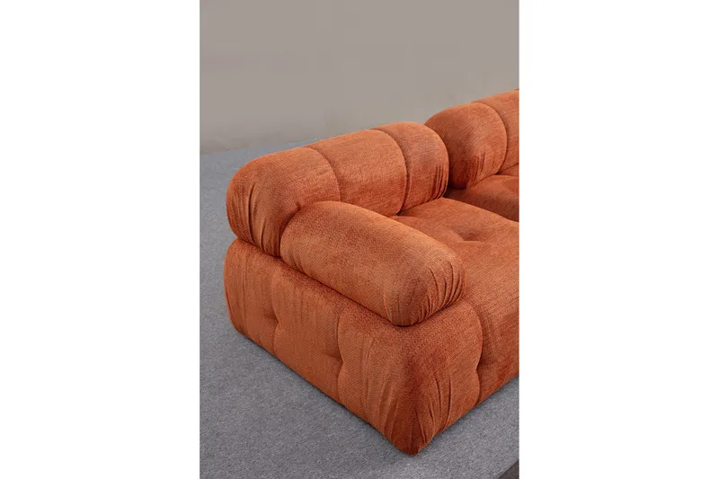 Belgin Sofa 3-personers - Orange - Møbler - Sofaer - Modulsofaer - Komplet modulsofa