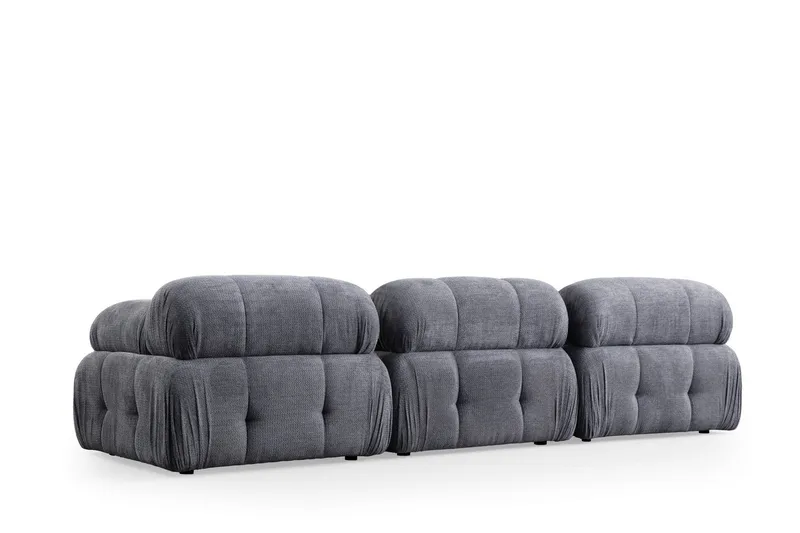 Belgin Sofa 3-personers - Grå - Møbler - Sofaer - Modulsofaer - Komplet modulsofa