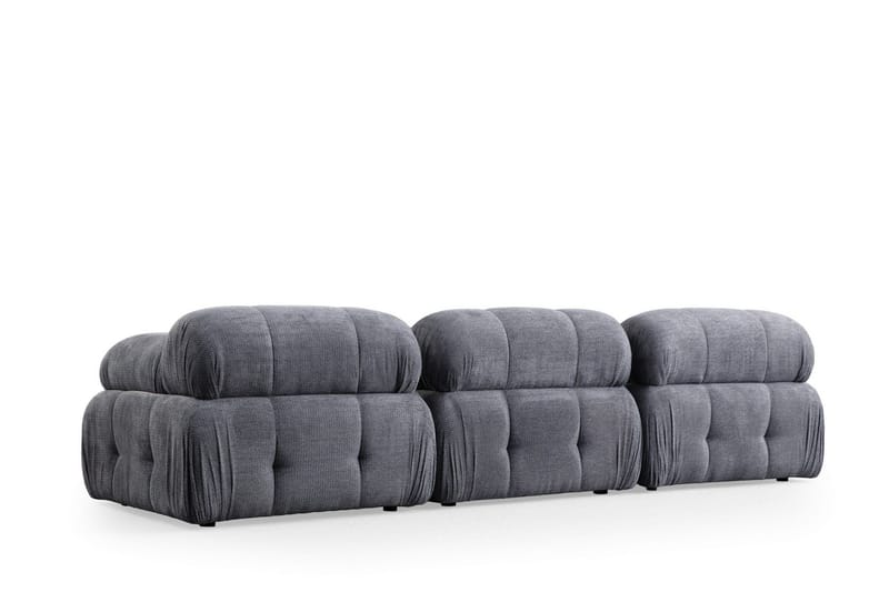 Belgin Sofa 3-personers - Grå - Møbler - Sofaer - Modulsofaer - Komplet modulsofa