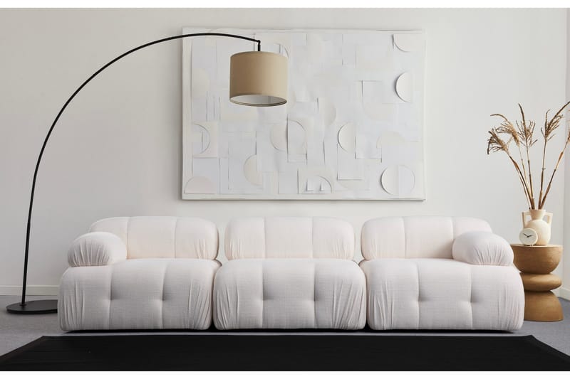 Belgin Sofa 3-personers - Hvid - Møbler - Sofaer - Modulsofaer - Komplet modulsofa