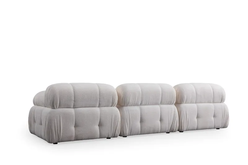 Belgin Sofa 3-personers - Hvid - Møbler - Sofaer - Modulsofaer - Komplet modulsofa