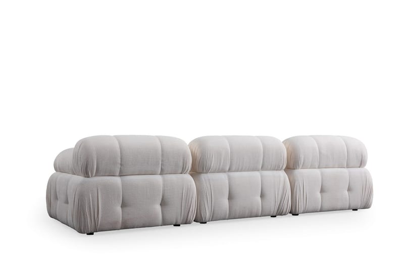 Belgin Sofa 3-personers - Hvid - Møbler - Sofaer - Modulsofaer - Komplet modulsofa