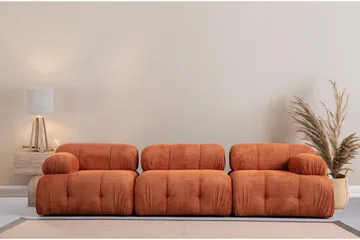Belgin Sofa 3-personers - Orange - Møbler - Sofaer - Modulsofaer - Komplet modulsofa