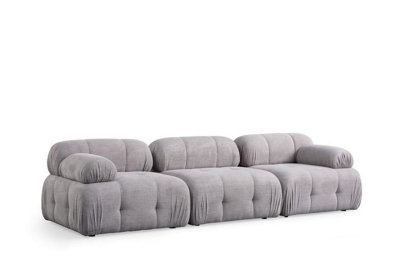 Belgin Sofa 3-personers - Lys grå - Møbler - Sofaer - 3 personers sofa