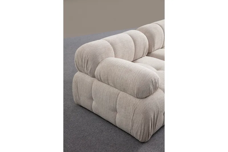 Belgin Sofa 3-personers - Creme - Møbler - Sofaer - Modulsofaer - Komplet modulsofa