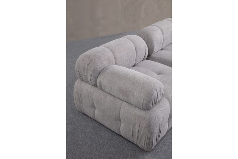 Belgin Sofa 3-personers - Lys grå - Møbler - Sofaer - Modulsofaer - Komplet modulsofa
