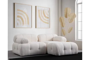 Belgin Sofa med Chaiselong 2-personers