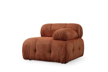 Belgin Sofa med Chaiselong 2-personers - Orange - Møbler - Sofaer - Modulsofaer - Komplet modulsofa