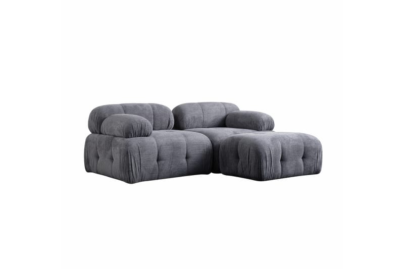 Belgin Sofa med Chaiselong 2-personers - Grå - Møbler - Sofaer - Sofa med chaiselong