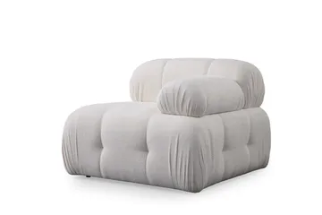 Belgin Sofa med Chaiselong 2-personers - Hvid - Møbler - Sofaer - Modulsofaer - Komplet modulsofa