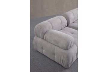 Belgin Sofa med Chaiselong 2-personers - Lys grå - Møbler - Sofaer - Modulsofaer - Komplet modulsofa