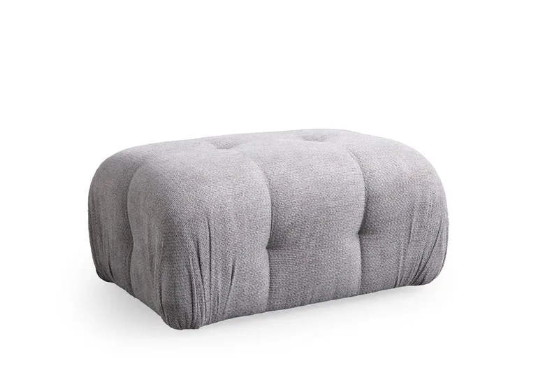 Belgin Sofa med Chaiselong 3-personers - Lys grå - Møbler - Sofaer - Modulsofaer - Komplet modulsofa